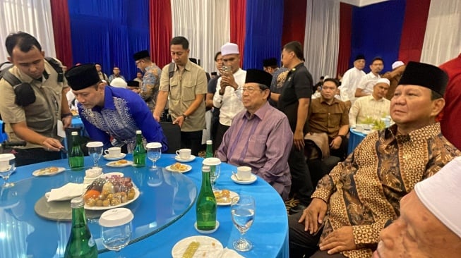 Prabowo-AHY-SBY Duduk Semeja Hadiri Silaturahmi Ulama dan Peringatan 19 Tahun Tsunami Aceh