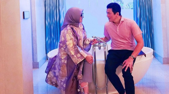 Potret hotel Syahrini dan Reino Barack di Dubai. (Instagram/princessyahrini)