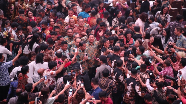 Prabowo Sebut Jokowi Berhasil Jaga Perdamaian di Indonesia