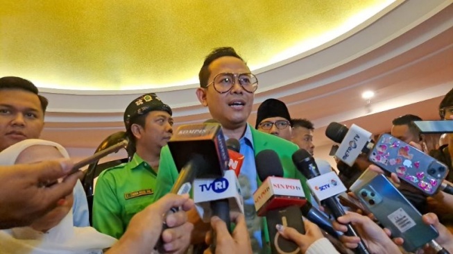 Wakil Ketua Majelis Pertimbangan Partai Persatuan Pembangunan (PPP) Witjaksono. [Suara.com/Novian]