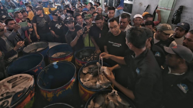 Banyak Buruh Pelabuhan Mengeluh, Anies Janji Perbaiki Tata Niaga Pasokan Ikan