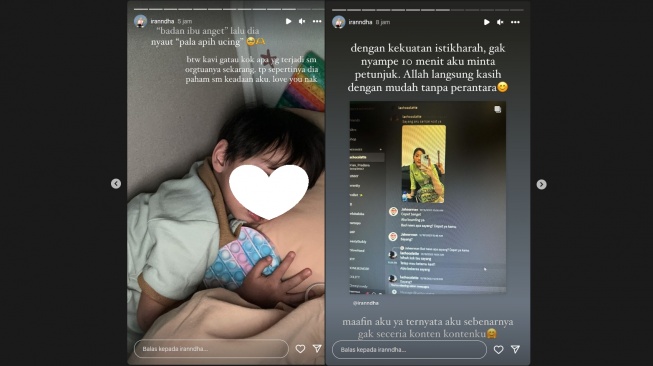 Unggahan terkini Ira Nandha (instagram)