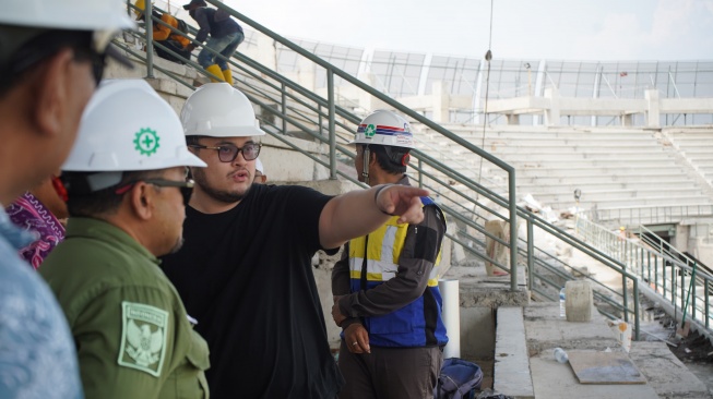 Mas Dhito Berharap Tahap Ke-2 Stadion Gelora Daha Jayati Sudah Dapat Difungsikan