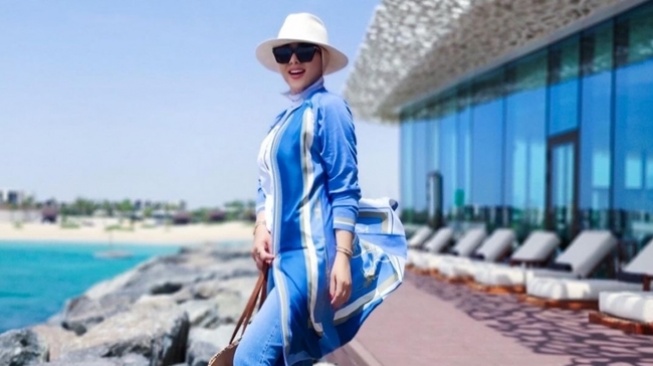 Potret Syahrini Liburan di Dubai (Instagram/@princessyahrini)