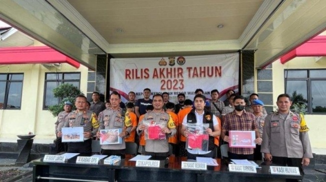 Kasus Pidana di Way Kanan di Tahun 2023 Naik 44 Persen