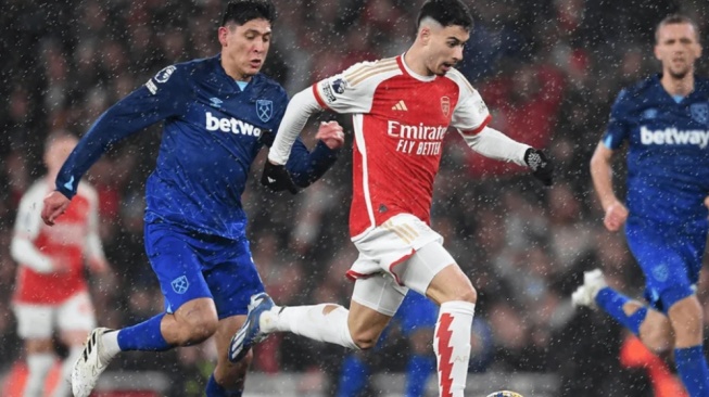 Kalah dari West Ham United, Arsenal Gagal Rebut Kembali Puncak Klasemen