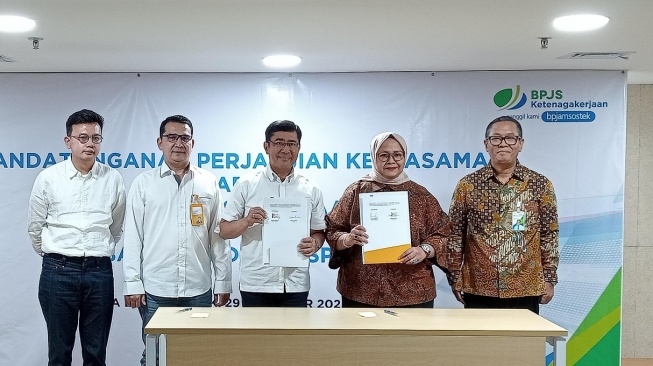 Bank Mandiri Taspen Gandeng BPJS Ketenagakerjaan Tingkatkan Kesejahteraan Masyarakat Purnabakti