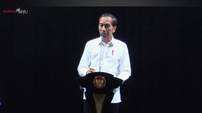 Presiden Joko Widodo atau Jokowi menyampaikan keluhannya saat memberikan arahan pada rapat konsolidasi nasioanal kesiapan pemilu 2024. (tangkap layar)
