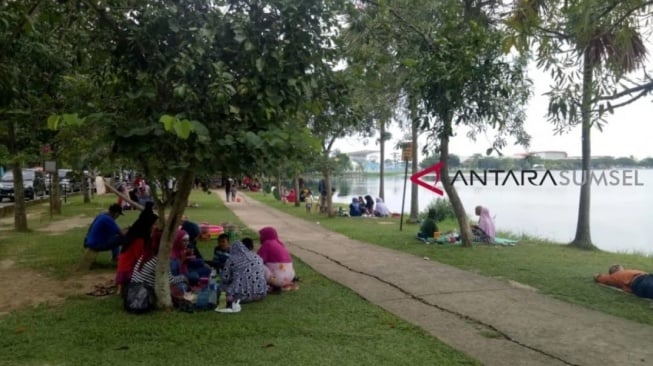 Danau Jakabaring Sport City Palembang [ANTARA]