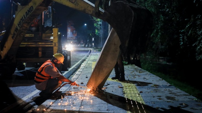 Pemkot Medan Bongkar Lampu Pocong Usai Kontraktor Kembalikan Uang Proyek