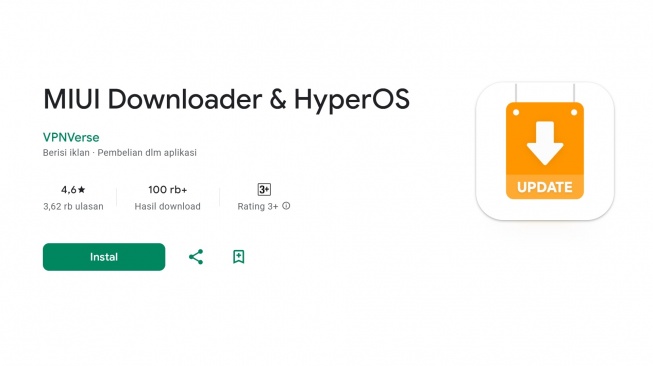 MIUI Downloader. [Google Play Store]