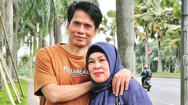 Potret Mesra Ayah dan Ibu Lesti Kejora (Instagram/@ayah_kejora)