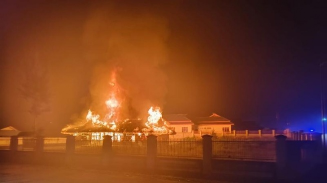 Polisi Selidiki Kebakaran Kantor BKPSM di Paniai Timur Saat Malam Tahun Baru 2024