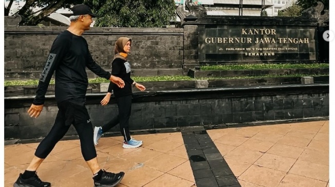 Ganjar Pranowo Posting Jalan Pagi Bareng Istri, Ini 5 Tips Jogging untuk Pemula