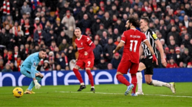 Kalahkan Newcastle United 4-2, Liverpool Lepas Mohamed Salah dengan Tenang