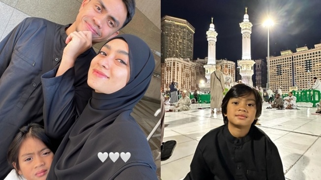 Artis umrah di tahun baru 2024 (Instagram/@ayudiac/@dittopercussion)