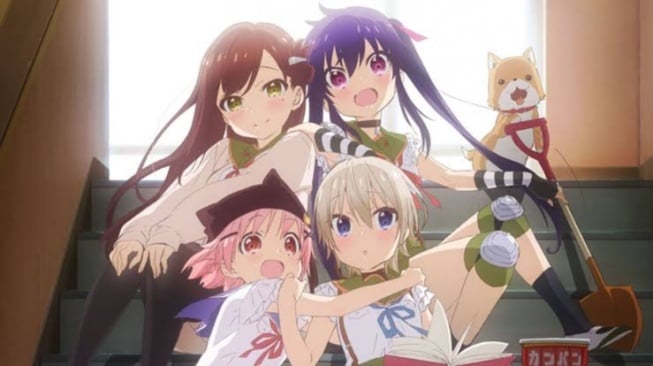 Review Anime 'Gakkou Gurashi', Empat Siswa Terakhir Bertahan dari Serangan Zombie Mematikan