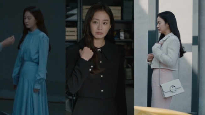 4 Inspirasi Outfit Feminim ala Kim Tae Hee dalam Lies Hidden In My Garden