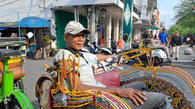 Cerita Tukang Becak di Malioboro Bernasib Merana Saat Momen Libur Natal dan Tahun Baru