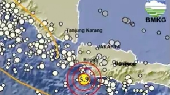 Breaking News Gempa M 5 8 Guncang Bayah Banten Terasa Sampai Jakarta