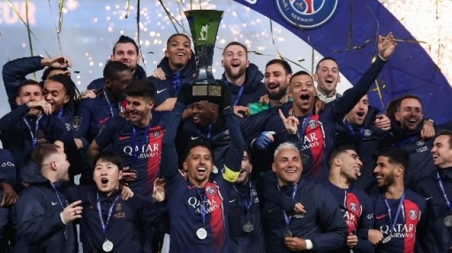 PSG Juara Piala Super Prancis Usai Taklukkan Toulouse, Luis Enrique Semringah