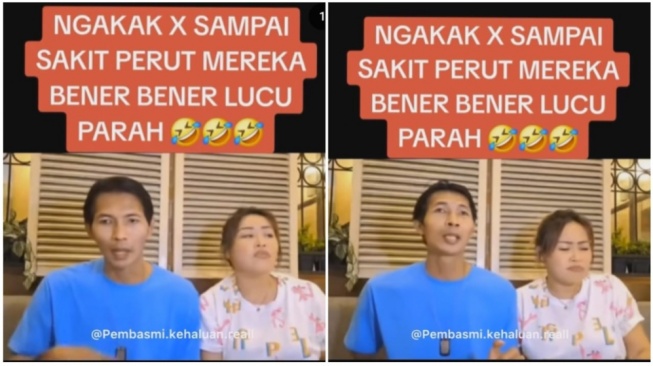 potret Arya Khan dan Pinkan Mambo (Instagram/@pembasmi.kehaluan.reall)