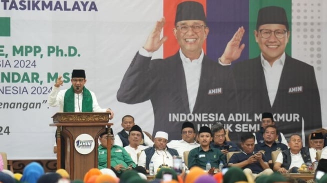 Pendukung Tarik Kepala Anies dan Coba Nyosor di Tasikmalaya, Timnas AMIN Bilang Begini