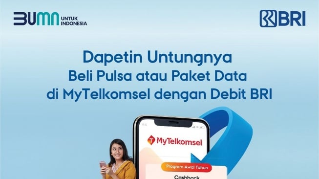 BRI dan Telkomsel Gelar Promo Hemat Belanja Pulsa dan Paket Data