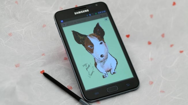 Samsung Galaxy Note 1, HP pertama Samsung dengan layar besar. [Samsung Indonesia]