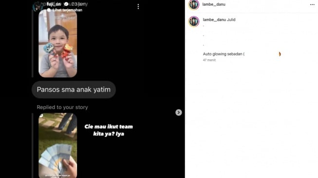 Fuji dituding pansos lewat Gala (instagram)