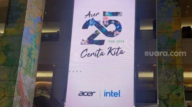 Acer 25 tahun di Indonesia. [Suara.com/Dythia Novianty]