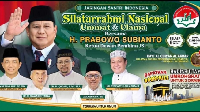 Prabowo Subianto ke Palembang