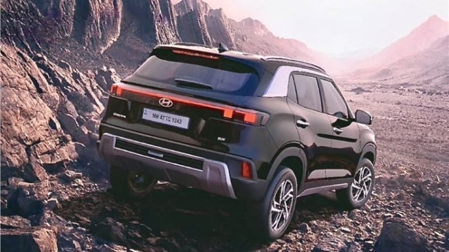 Hyundai RIlis Tampilan utuh Hyundai Creta Facelift. (Foto: Hyundai)