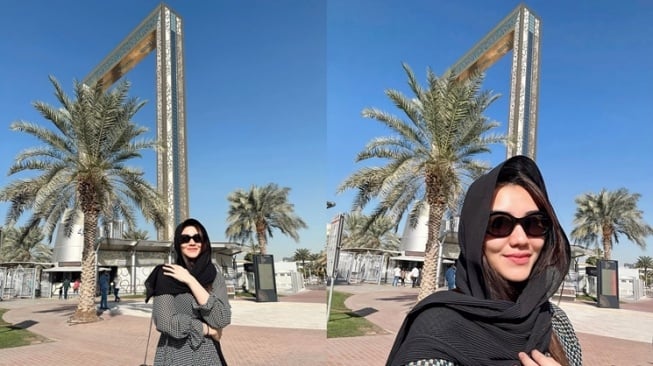 Potret Aaliyah Massaid di Dubai (Instagram/@aaliyah.massaid)