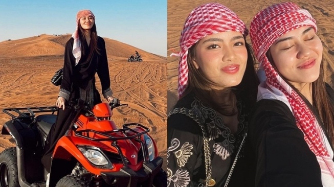 Potret Aaliyah Massaid di Dubai (Instagram/@aaliyah.massaid)