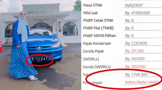 Punya Banyak Kendaraan Mewah, Istri Ustaz Solmed Naik Mobil Langka tapi Nunggak Pajak