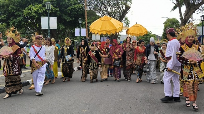 Raja-raja Nusantara dan Capres Cawapres Hadiri Dhaup Ageng Kadipaten Pakualaman