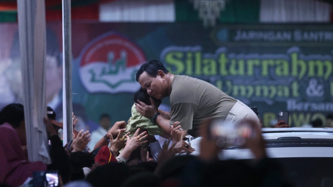 Dalam sehari Prabowo Subianto kampanye di tiga provinsi di Sumatera, Selasa (9/1/2024). (Dok. Ist)