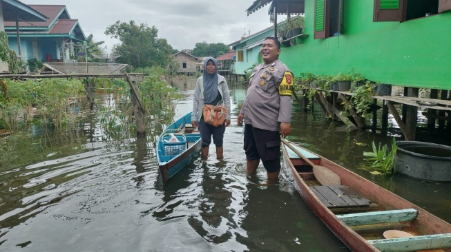 Hati-hati! Banjir di Depan Mata, Warga Desa Tanjung Diminta Siaga