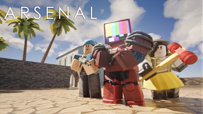 Game Roblox Arsenal. [Roblox]