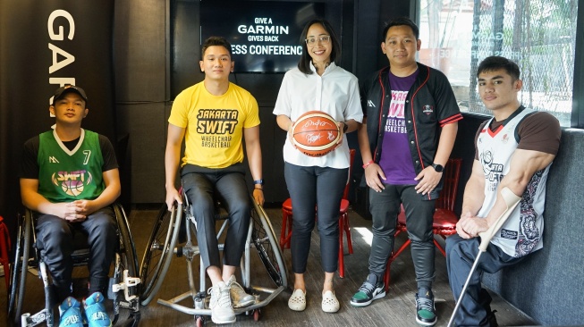 Garmin x DKI Jakarta Swift Wheelchair Basketball. [Garmin Indonesia]