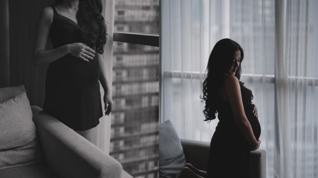 Potret Bella Bonita pamer baby bump. (Instagram/ bellabonita_r.a)