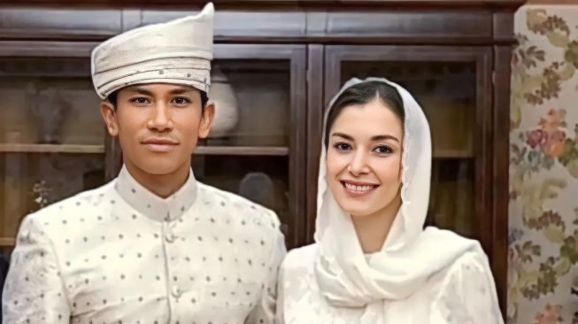 Pangeran Mateen dan Anisha Rosnah Usai Resmi Jadi Suami Istri (Instagram)