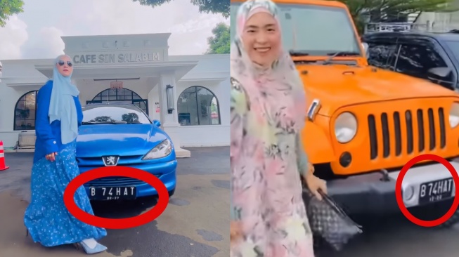 Tunggangan Istri Ustaz Solmed Ada yang Janggal: Satu Nopol Beda Mobil, Nunggak Pajak Pula