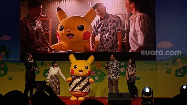 Penggemar Pokemon Merapat, Pikachu Pakai Batik Bakal Datang dan Berjoget di 4 Kota Indonesia Ini