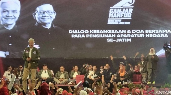 Sambangi Surabaya, Ganjar-Mahfud Dapat Suntikan Dukungan dari 23 Jenderal dan Ribuan Pensiunan ASN