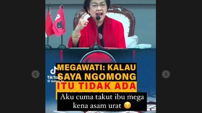 Tangkap layar unggahan Instastory akun Instagram Nikita Mirzani