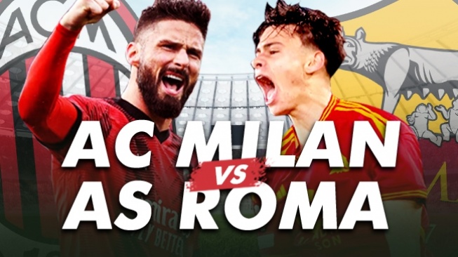 Prediksi AC Milan vs AS Roma. (Suara.com)