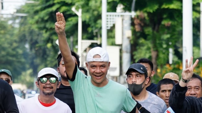 Lari Pagi Bareng Sandiaga Ganjar Ungkap Panitia Salah Hitung Sindir