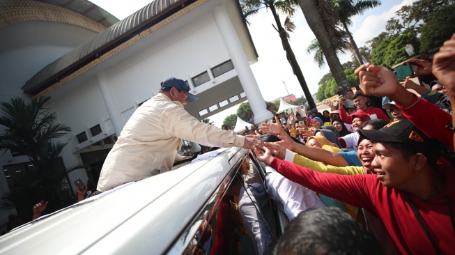 Prabowo Subianto di Medan, Sabtu, (13/1/2024). (Dok: Istimewa)